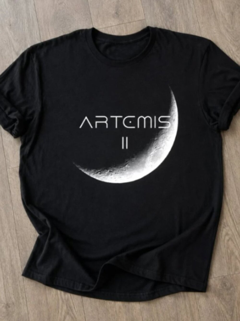 Artemis II Moon Phase NASA Inspired Space Graphic Unisex T-Shirt